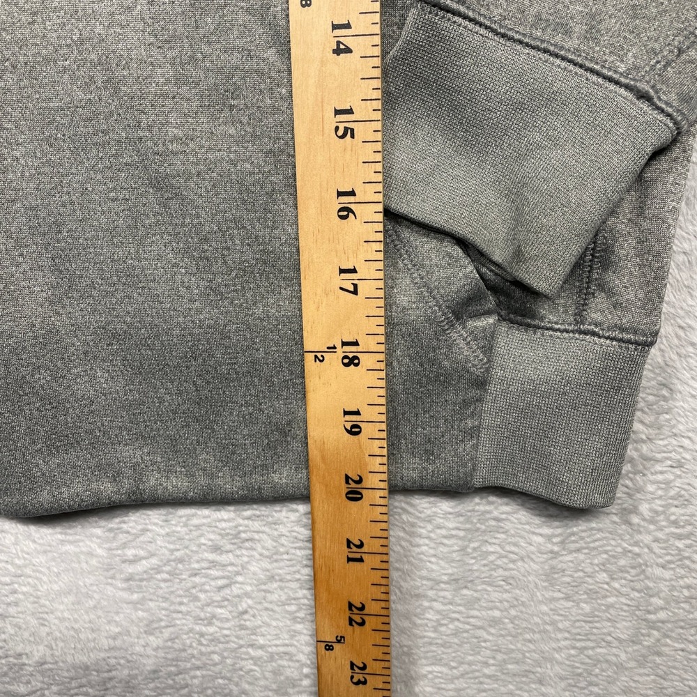 Nike Baseball Hoodie Boys Medium Gray Dri-FIT Pullover Sweatshirt Graphic - Picture 5 of 9